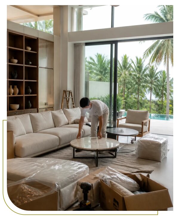 Меблировка виллы на Пхукете для клиентов из Тихвина